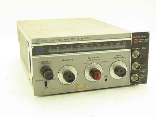 Hewlett packard 8553l spectrum - hewlett,