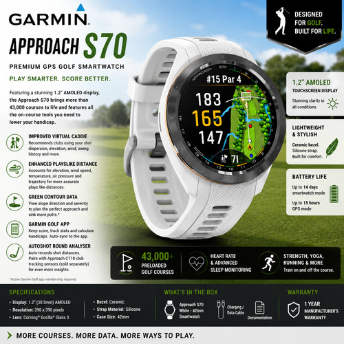 Garmin approach s70 - s70, golf
