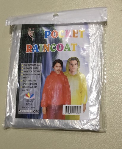 Pocket raincoat white - raincoat, -white