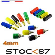 5 to 100pcs banana plug chassis female or male 4mm to choose from - banana plug