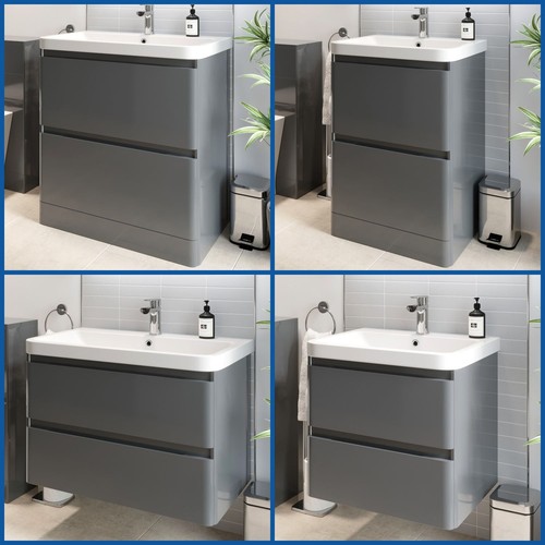 Modern bathroom vanity unit - vanity,