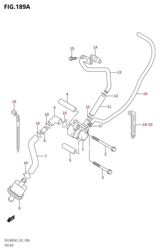 Suzuki genuine bolt - bolt, k5