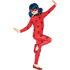 Rubie's Miraculous Ladybug Girl's Superhero Fancy Dress Costume