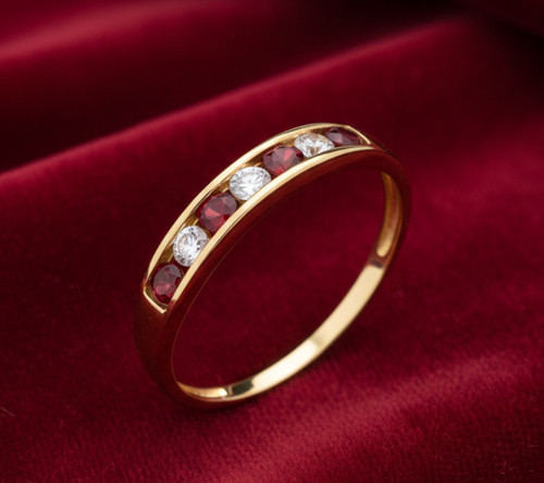 18ct gold ruby - gold,