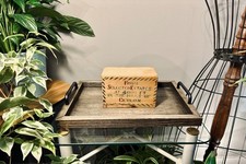 Vintage Wooden Tea Crate Box
