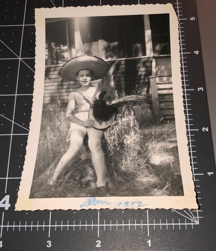 Unusual boy taxidermy - boy,