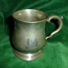 Antique Pewter Tankard Dum