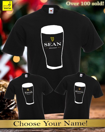 Guinness personalised shirt - guinness, t-shirt