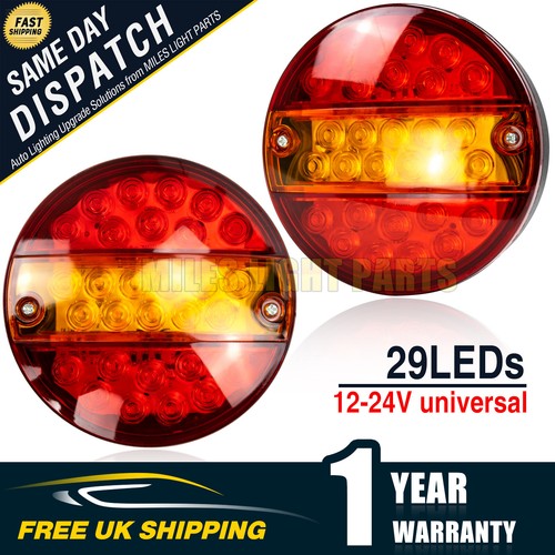 Rear round hamburger led - round,