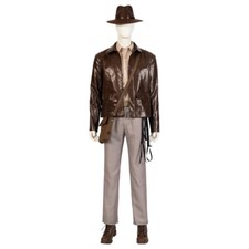 Indiana Jones 2023 Full Set Uniform Costume Cosplay Halloween + Shoes