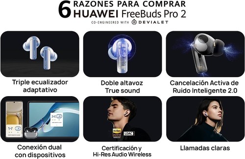 Huawei freebuds pro - huawei, devialet