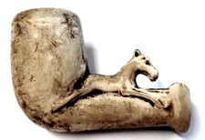 Rare Victorian Clay Pipe