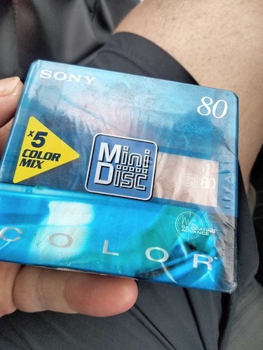 Vintage sony mini disc color - mini,