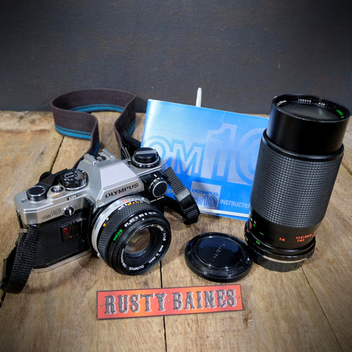 Olympus om10 35mm slr camera - om10,