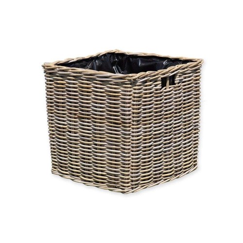 Grey and buff lined square - grey,