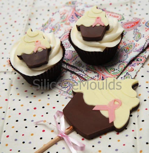 Cupcake silicone mould - 4+1,