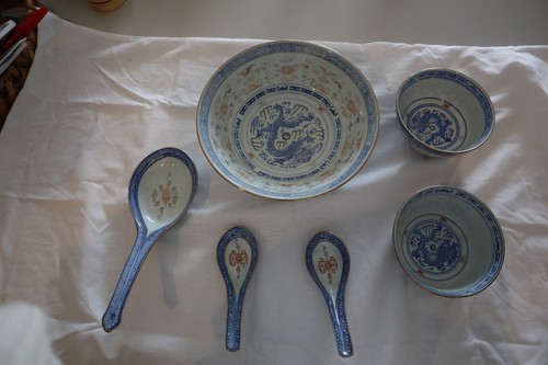 Chinese soup bowl set - chinese,