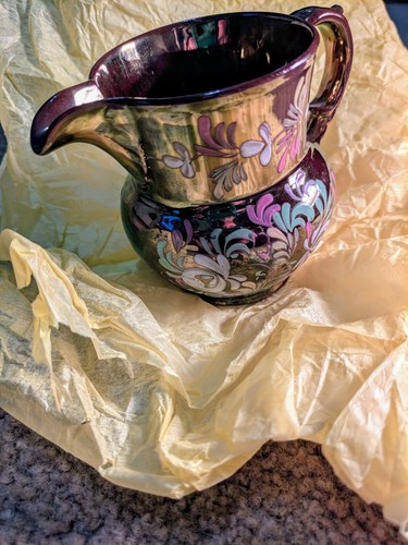 Vintage wade copper lustre jug - wade,