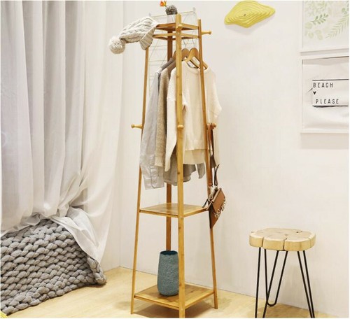 Wooden coat rack - hat, jacket