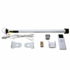 100-240V Electric Roller Blind Tubular Motor - With Remote Control Receiver