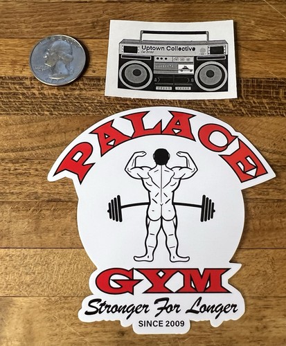Palace skateboards gym sticker - skateboards,