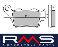 Rear Brake Pads Yamaha WR 125 R 2009 2010 2011 2012 RMS 225101330
