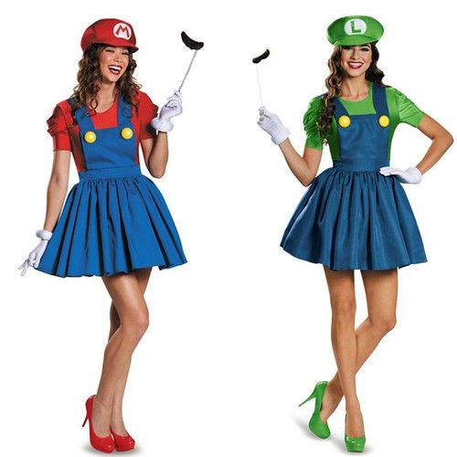 Mario luigi womens costume - womens,