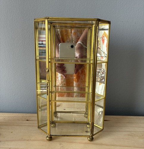 Vintage brass and glass - vintage,