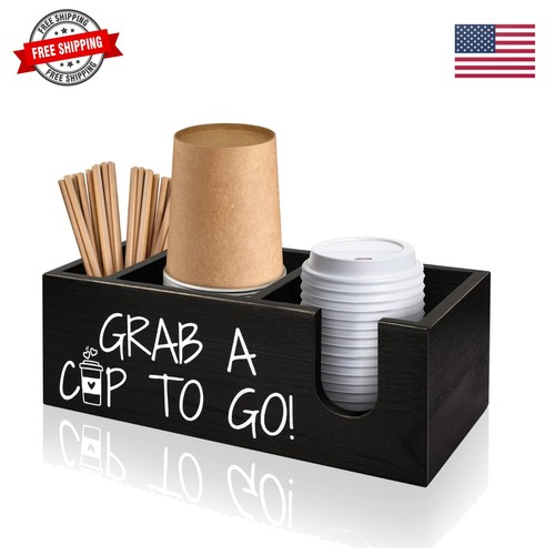Coffee station organizer - coffee,