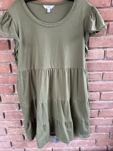Time and tru olive green - time, solid