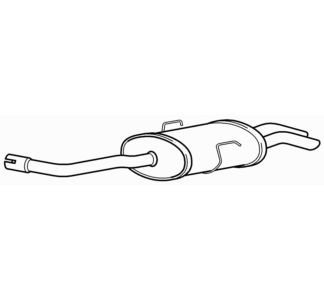 Quality rear exhaust - rear,