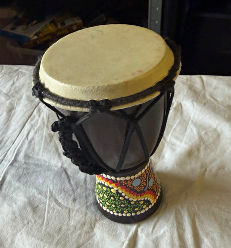 Desk size djembe hand - desk,