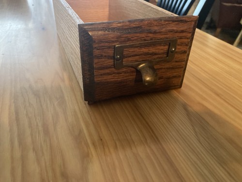 Antique oak library cabinet - antique,