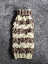 Miniature Dachshund Puppy Coat/ Jumper for Dogs Size X SMALL NEW ACRYLIC WOOL