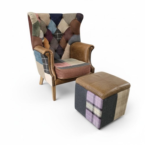 Kensington patchwork wingback - kensington,
