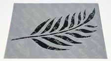 Tree leaf stencil for