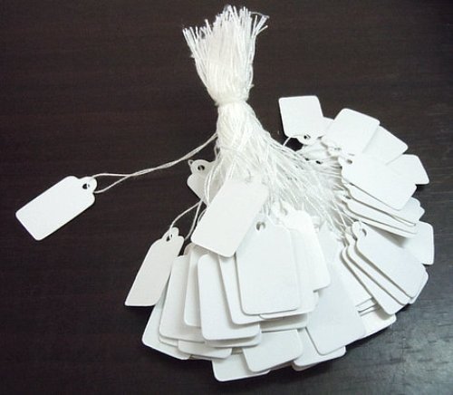 Plain white strung - plain,