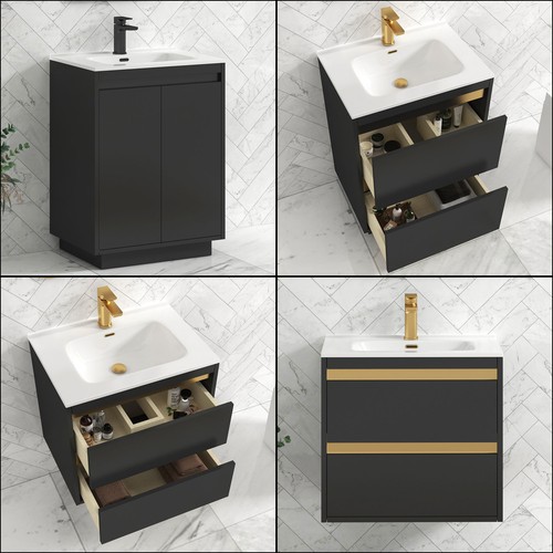 Freestanding vanity unit - freestanding,