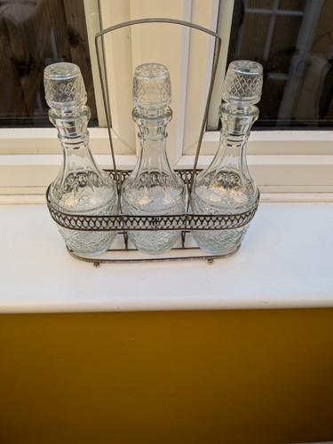 Vintage glass cruet - vintage, decanter
