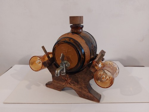 Vintage mini keg glass barrel - keg,