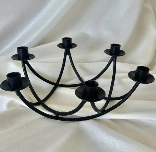 1980s gothic candle holder - 1980s,