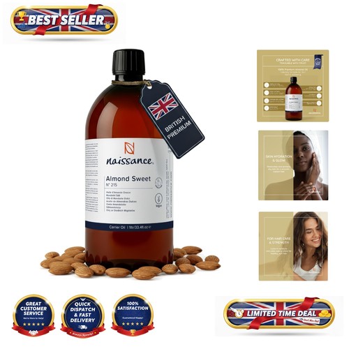 Sweet almond oil - oil, litre