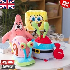 Spongebob Plush Toy Teddy Cartoon Gift Soft Stuffed Doll Patrick Star Kids Toys