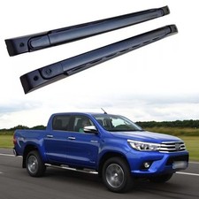 2PCS Roof Rack Rails Cross Bar Cargo Bars Fits For Hilux 2016-2023 Adjustable