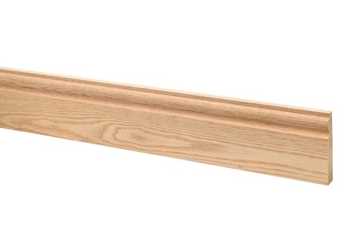Solid oak skirting torus - oak,