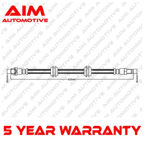 Brake hose rear aim fits - rear,