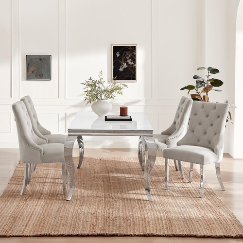 Skye rectangular white marble - skye,