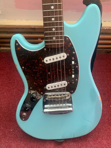 Fender mij mustang left handed - mustang,