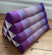 Triangle Thai Kapok prop back support cushion traditional yoga pilates recliner