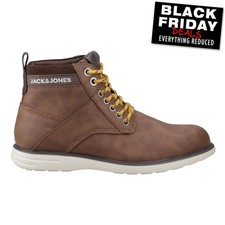 Jack & Jones Denver Combo Casual Comfort Stylish Fashion Ankle Boots Mens Brown